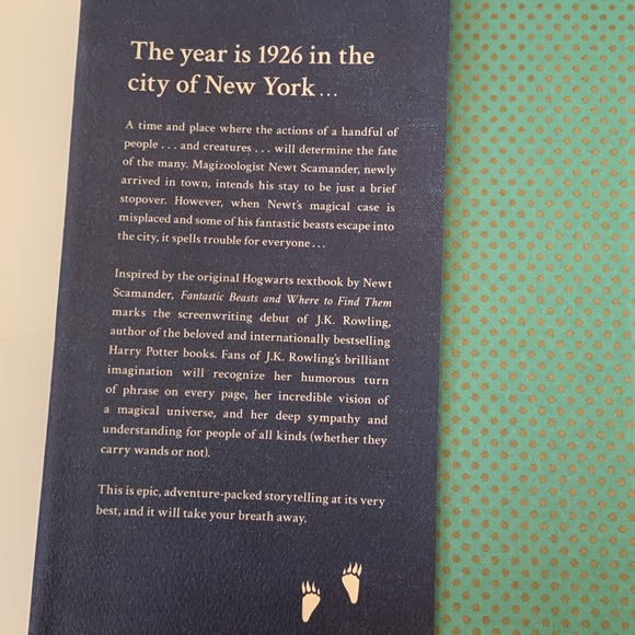 Hardcover Fantastic Beasts and where to find them by J.K. Rowling fantasy book - Picture 4 of 15